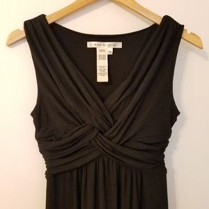 Max Studio Black Criss-Cross Maxi Dress